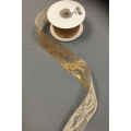 Double Sided Lace Gold/Ivory 1.5" 10y